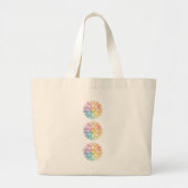 Gothic Window Rainbow Pride Grote Tote Bag (Voorkant)