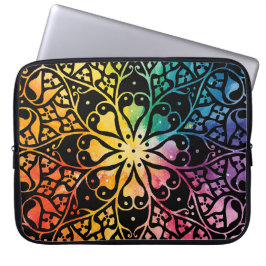 Gothic Window Rainbow Pride Laptop Sleeve