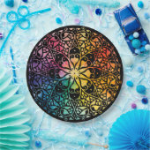 Gothic Window Rainbow Pride Papieren Bordje (Feest)