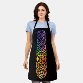 Gothic Window Rainbow Pride Schort (Gedragen)