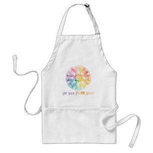Gothic Window Rainbow Pride Standaard Schort