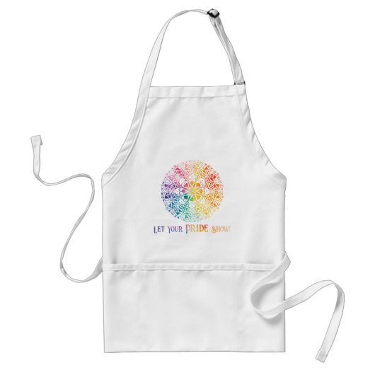 Gothic Window Rainbow Pride Standaard Schort (Voorkant)