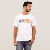 Gothic Window Rainbow Pride T-shirt (Voorkant volledig)
