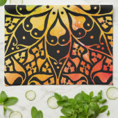 Gothic Window Rainbow Pride Theedoek (Gevouwen)