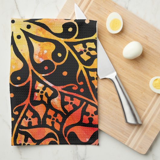 Gothic Window Rainbow Pride Theedoek (Quarter Fold)