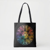 Gothic Window Rainbow Pride Tote Bag (Voorkant)