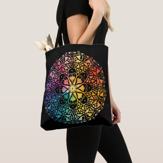 Gothic Window Rainbow Pride Tote Bag (Dichtbij)