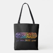 Gothic Window Rainbow Pride Tote Bag (Achterkant)