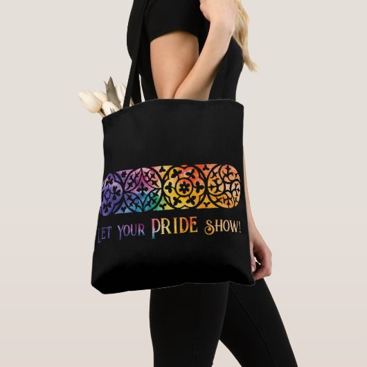 Gothic Window Rainbow Pride Tote Bag (Dichtbij)