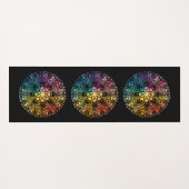 Gothic Window Rainbow Pride Yogamat (Achterkant (horizontaal))