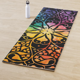 Gothic Window Rainbow Pride Yogamat