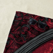 Gothic Window Red Black Strandlaken (In situ)