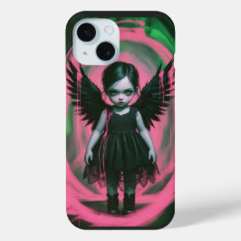 Gothic Wing Girl Halloween Art iPhone / iPad case