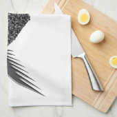 Gothic Winged Love Heart Kitchen Towel Theedoek (Quarter Fold)