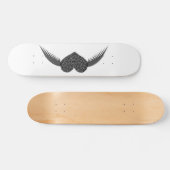 Gothic Winged Love Heart Skateboard (Horizontaal)