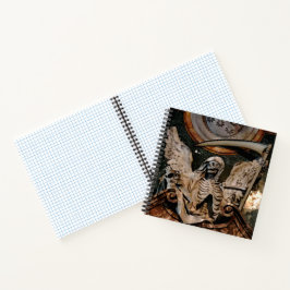 Gothic Winged Skeleton Journal Spiral Notitieboek