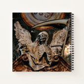 Gothic Winged Skeleton Journal Spiral Notitieboek (Achterkant)