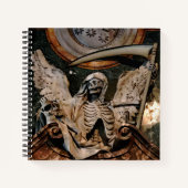 Gothic Winged Skeleton Journal Spiral Notitieboek (Voorkant)