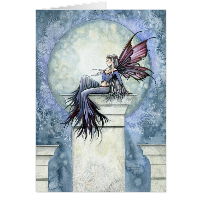 Gothic Winter Feeënkaart ~ Blanco (Voorkant)