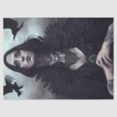 Gothic Witch Decoupage Tissuepapier (Voorkant)