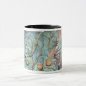 Gothic Witch Ghost Halloween Mok (Midden)