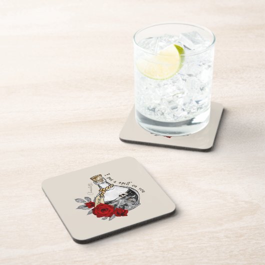 Gothic Witch Love Potion Bier Onderzetter (Rechterzijde)