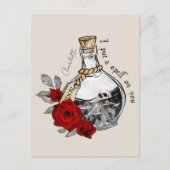 Gothic Witch Love Potion Briefkaart (Voorkant)