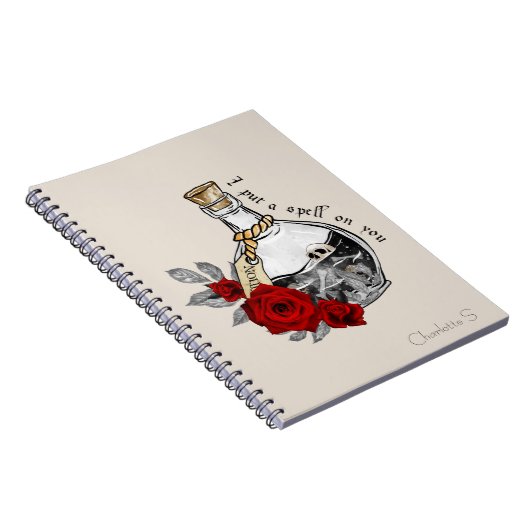 Gothic Witch Love Potion Notitieboek (Rechterzijde)