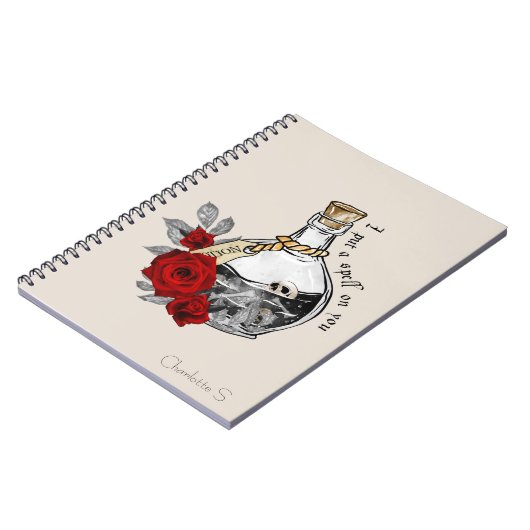 Gothic Witch Love Potion Notitieboek (Linkerzijde)