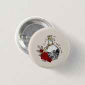 Gothic Witch Love Potion Ronde Button 3,2 Cm (Voorkant /achterkant)