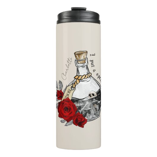 Gothic Witch Love Potion Thermosbeker (Voorkant)