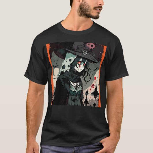 Gothic Witch T-shirt (Voorkant)