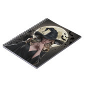 Gothic Witch Volle Maan Notitieboek (Linkerzijde)