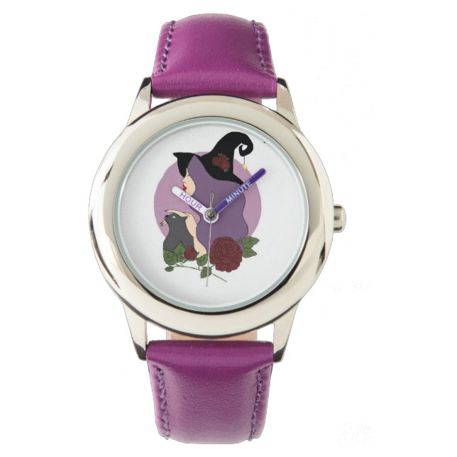 Gothic Witch Vrouwen Horloge (Voorkant)