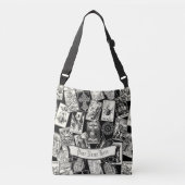 Gothic Witch Witchcraft Apothecary Tarot Kaarten Crossbody Tas (Voorkant)