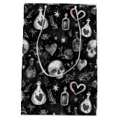 Gothic Witchcraft Love Potion Schedel harten Medium Cadeauzakje (Achterkant)