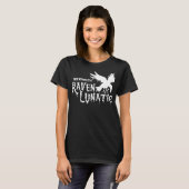 Gothic Witchcraft Raven Lunatic Gothic Witch T-shirt (Voorkant volledig)