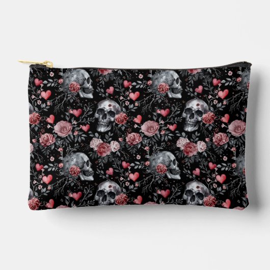 Gothic Witchcraft Skulls met Rozen Etui (Voorkant)