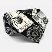 Gothic Witchcraft Tarot Kaarten Magicische Stropda Stropdas (Opgerold)