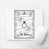 Gothic Witchy Bride Coven Tarot Halloween Bachelor Muismat (Met muis)
