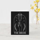 Gothic Witchy Bride Coven Tarot Matching Bachelore Kaart (Gele Bloem)