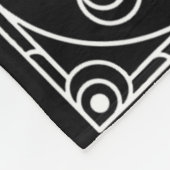 Gothic Witchy Coven Bruid Tarot Halloween Bachelor Fleece Deken (Hoek)