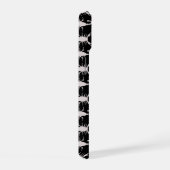 Gothic Witte Bruiloft Schorpioenen Patroon iPhone 15 Case (Rechterkant)