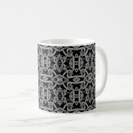 GOTHIC Witte Mok (Voorkant rechts)