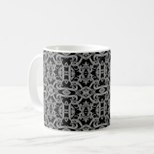 GOTHIC Witte Mok (Voorkant links)