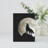 Gothic Wolf Briefkaart (Staand voorkant)