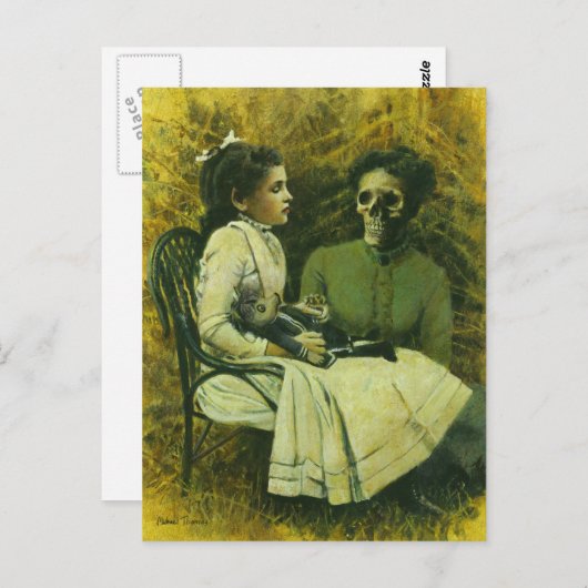 Gothic wolfchild Briefkaart (Voorkant / Achterkant)