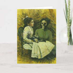 Gothic wolfchild Greetings Card Kaart