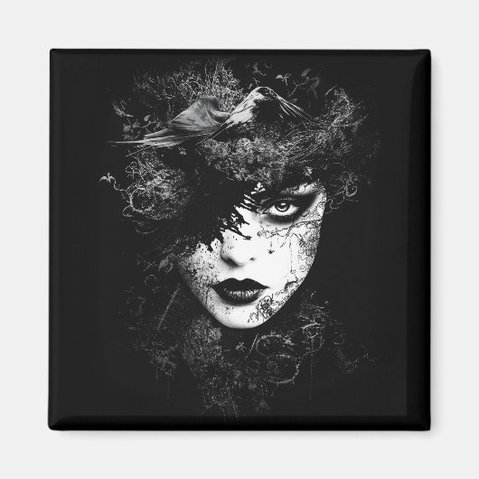 Gothic Woman Magneet (Voorkant)