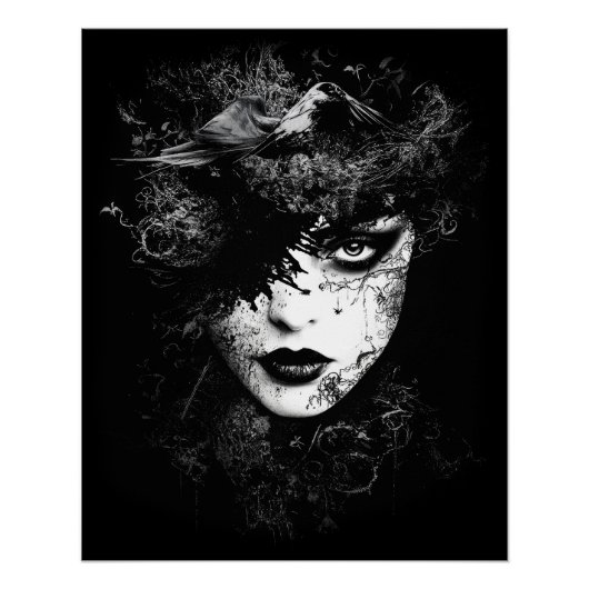 Gothic Woman Perfect Poster (Voorkant)